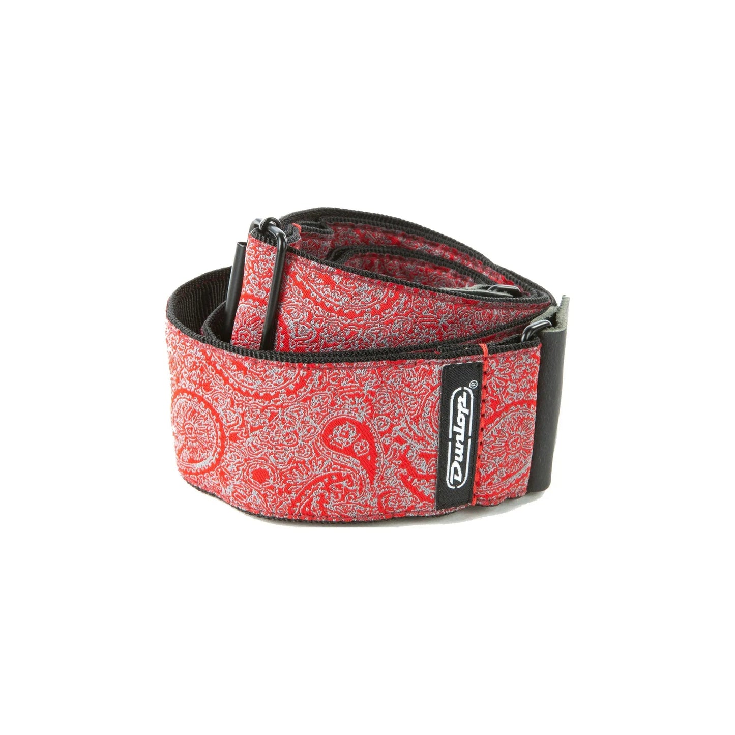 Dunlop STRAP JACQUARD PAISLEY RED-EA Guitar Straps Dunlop Art of Guitar