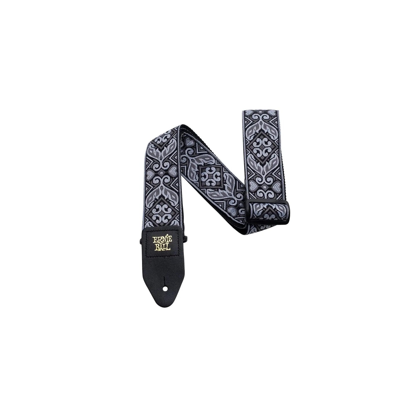 Ernie Ball Classic Jacquard Guitar/Bass Strap - Tribal Silver Ernie Ball