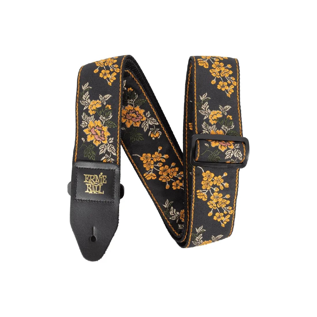 Ernie Ball Classic Jacquard Guitar/Bass Strap - Tangerine Blossom Guitar Straps Ernie Ball Art of Guitar
