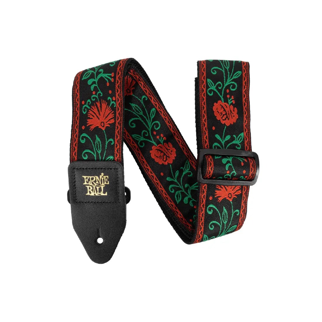 Ernie Ball Classic Jacquard Guitar/Bass Strap - Western Rose Guitar Straps Ernie Ball Art of Guitar
