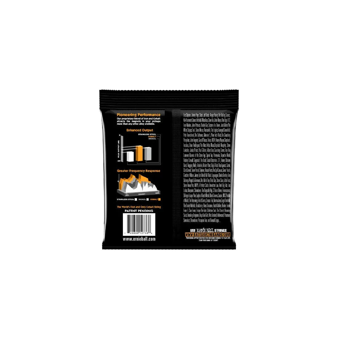Ernie Ball Hybrid Slinky Cobalt Electric Bass Strings - 45-105 Gauge Bass Guitar Strings Ernie Ball Art of Guitar
