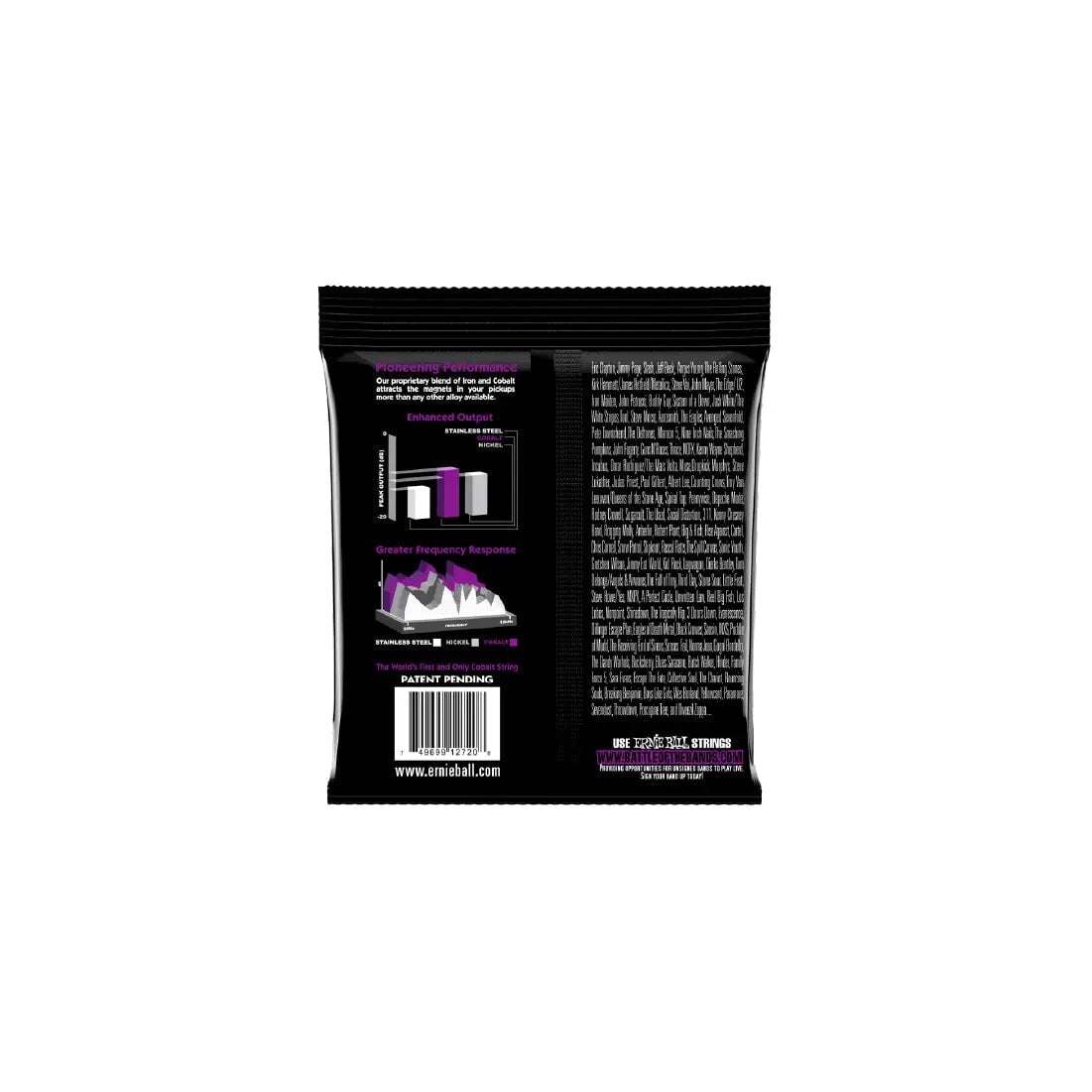 Ernie Ball Power Slinky Cobalt Electric Guitar Strings - 11-48 Gauge Electric Guitar Strings Ernie Ball Art of Guitar