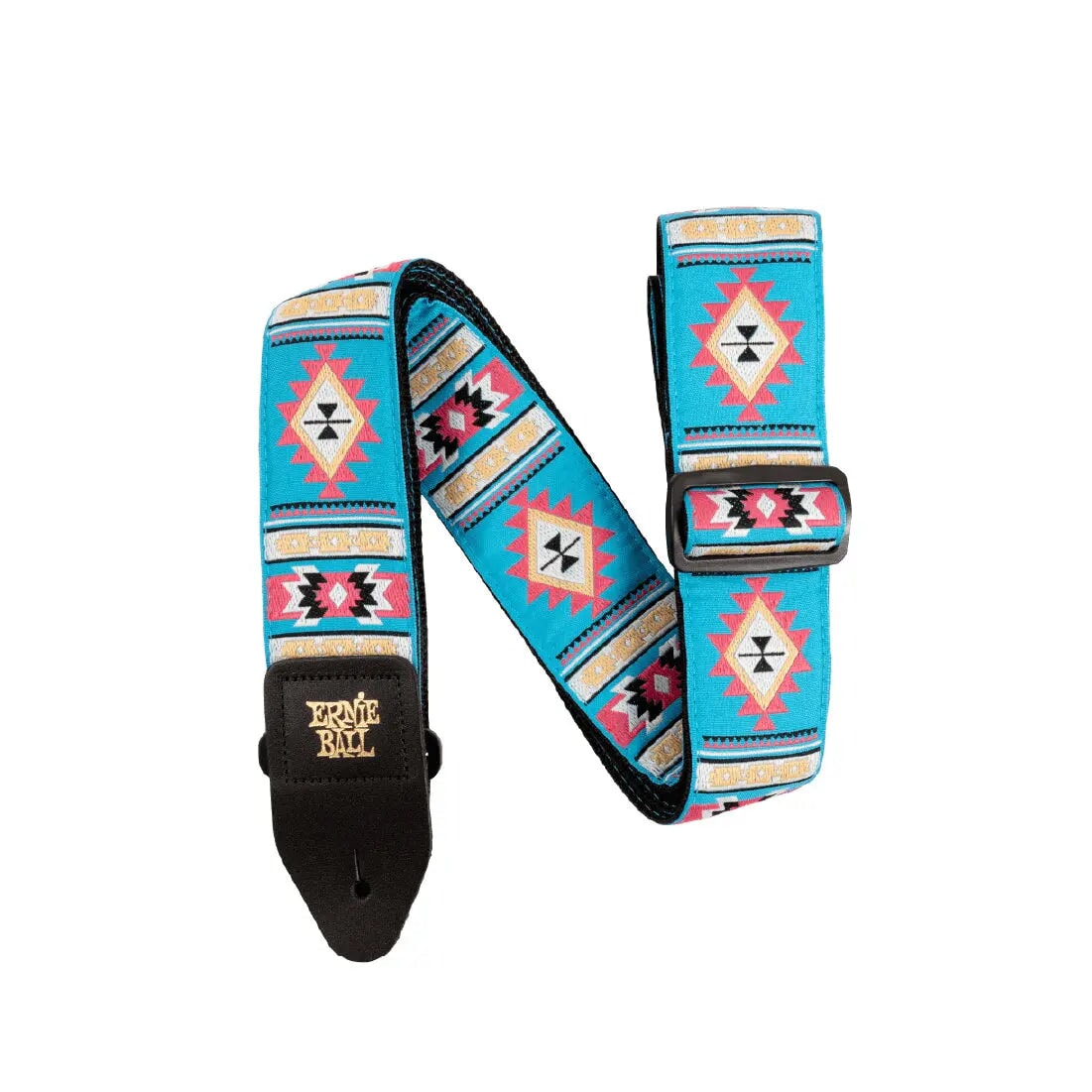 Ernie Ball Sedona Blue Jacquard Strap Guitar Straps Ernie Ball Art of Guitar