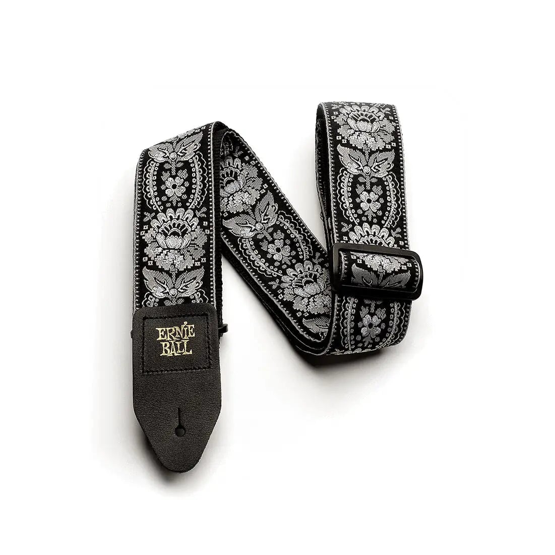 Ernie Ball Silver Orleans Jacquard Strap Guitar Straps Ernie Ball Art of Guitar