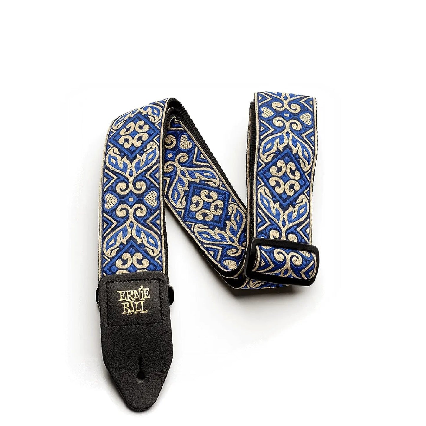 Ernie Ball Tribal Blue Jacquard Strap Guitar Straps Ernie Ball Art of Guitar