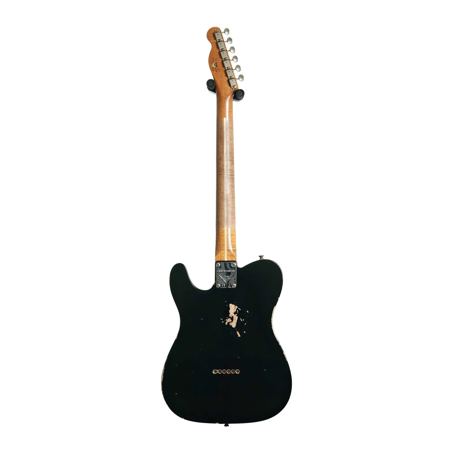 Fender Custom Shop Limited Edition 1954 Telecaster SH Relic - Aged Black Electric Guitar Fender Art of Guitar