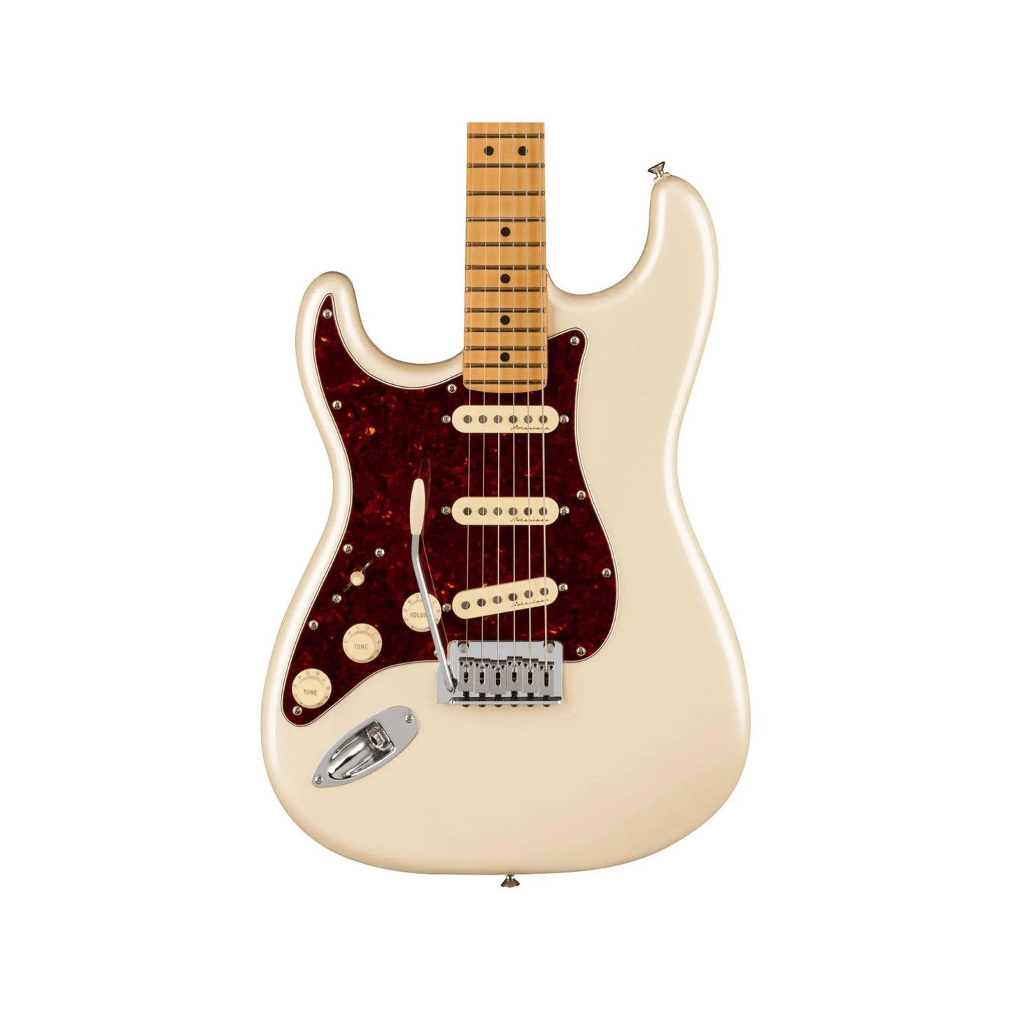 Fender Player Plus Stratocaster Left-Hand Olympic Pearl Electric Guitars Fender Art of Guitar