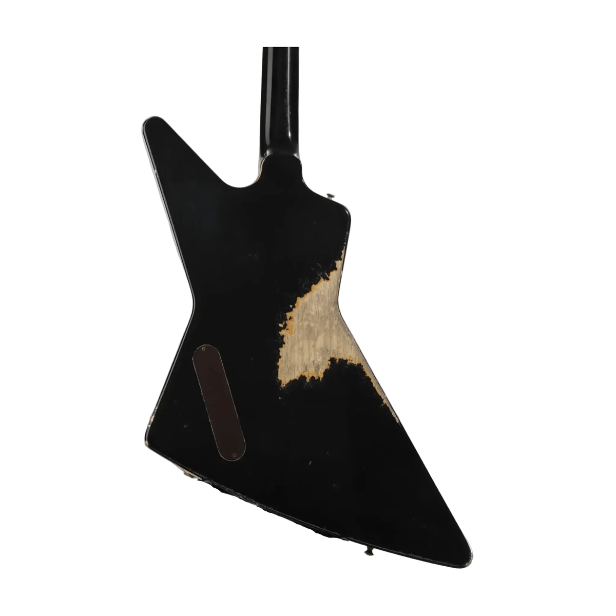 Gibson Custom Dealer Select 1958 Korina Explorer Electric Guitar - Ebony, Murphy Lab Ultra Heavy Aged Electric Guitars Gibson Art of Guitar
