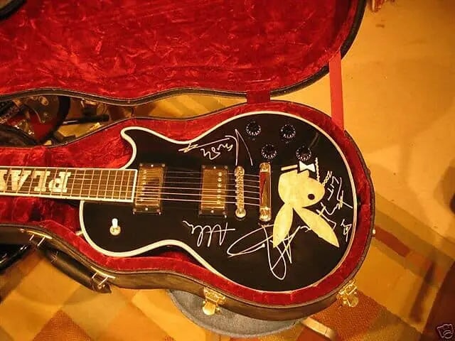 Gibson Les Paul Playboy #1 Of 10 signed by Hugh Hefner Electric Guitars Gibson Art of Guitar