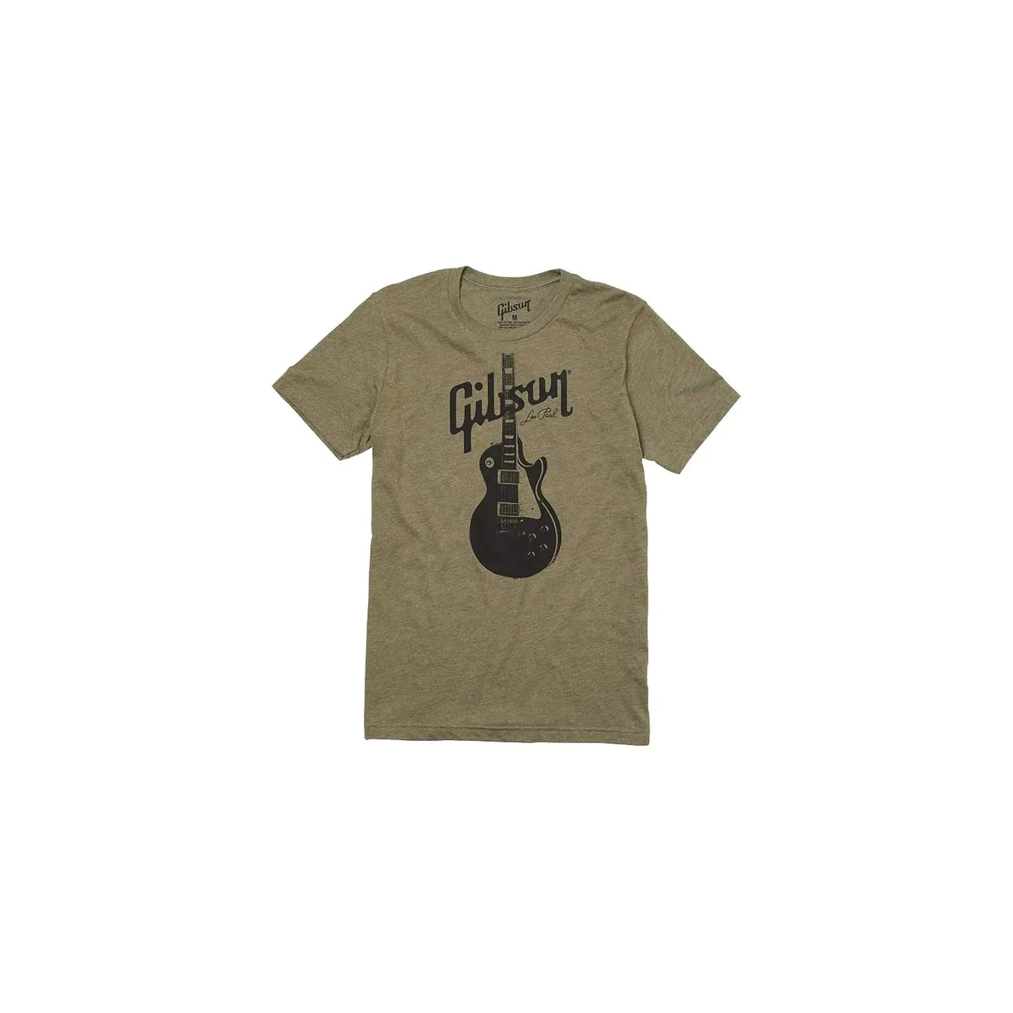 Gibson Les Paul Tee (Heather Olive), Small