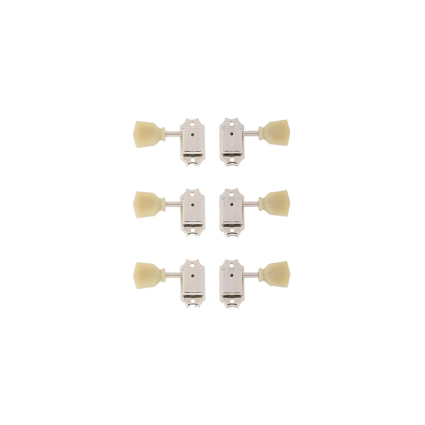 Kluson Deluxe Reissue-Style Tuner Set (Nickel) guitar tuning peg kluson Art of Guitar