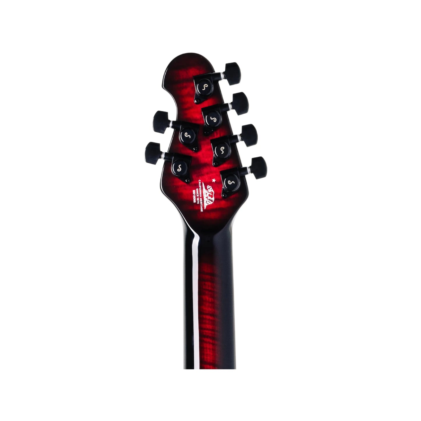 Music Man BFR Majesty - Red Nebula Quilt Maple Top - Ebony - Black Hardware - Limited to 100 Electric Guitars Music Man Art of Guitar