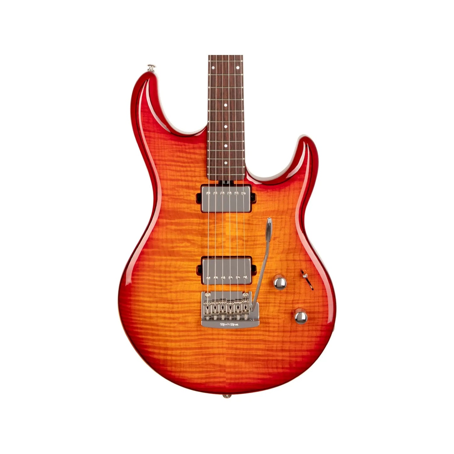 Music Man Luke 3 Cherry Burst Flame Electric Guitars Music Man Art of Guitar