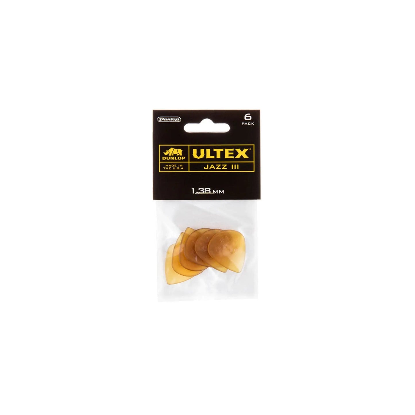 Dunlop ULTEX JAZZ III-6/PLYPK 1.38 mm General Dunlop Art of Guitar
