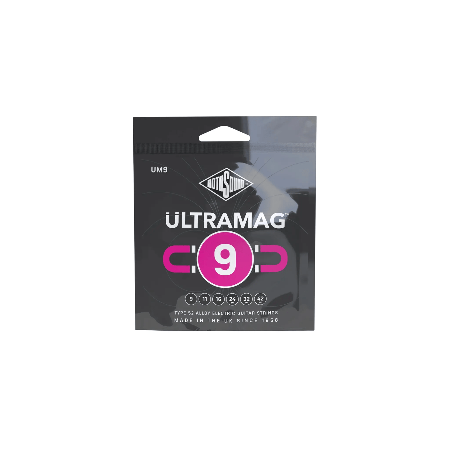 Rotosound UM9 Ultramag Type 52 Alloy Electric Strings, (9-42) Electric Guitar Strings Rotosound Art of Guitar