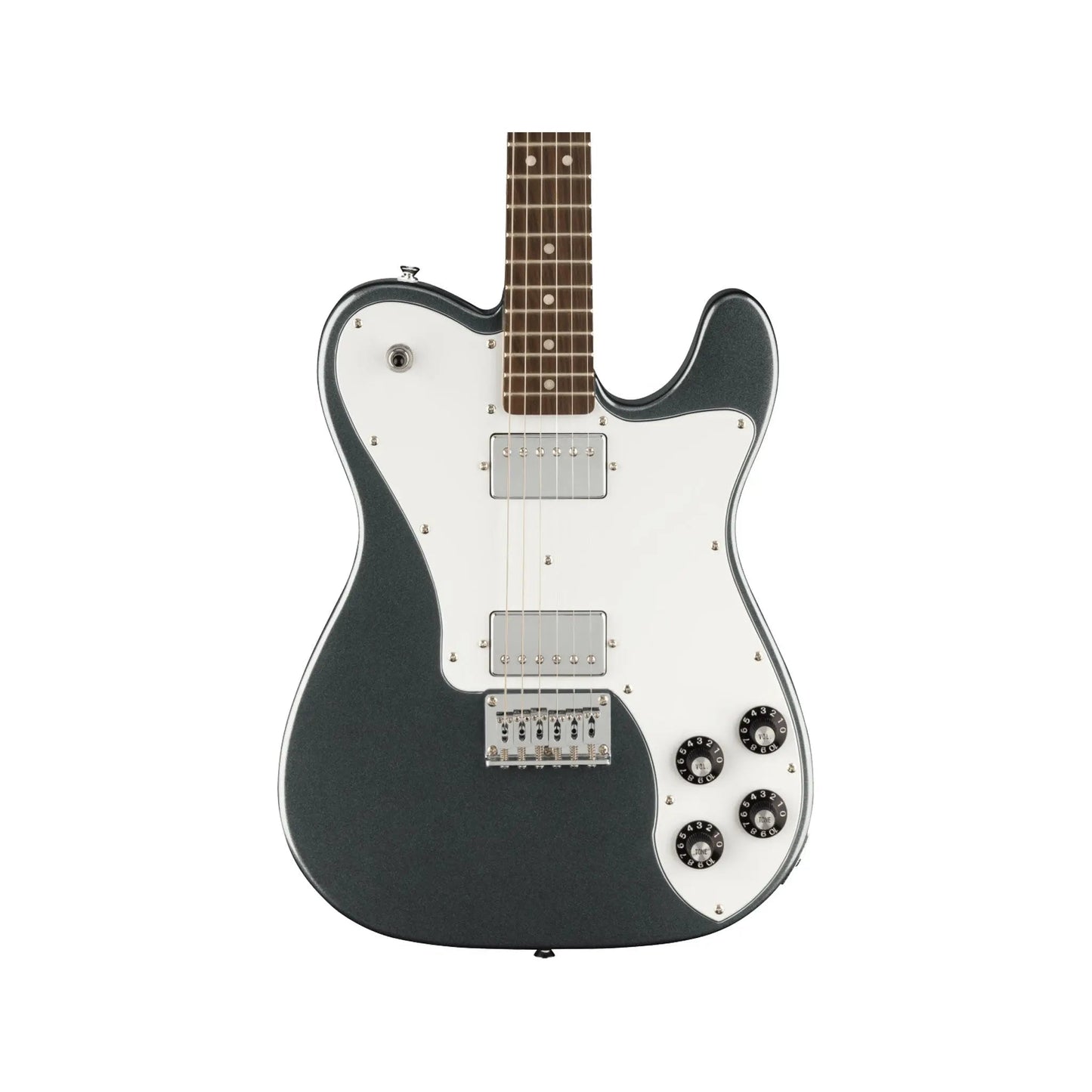 Squier Affinity Series Telecaster Deluxe Charcoal Frost Metallic Electric Guitars Squier Art of Guitar