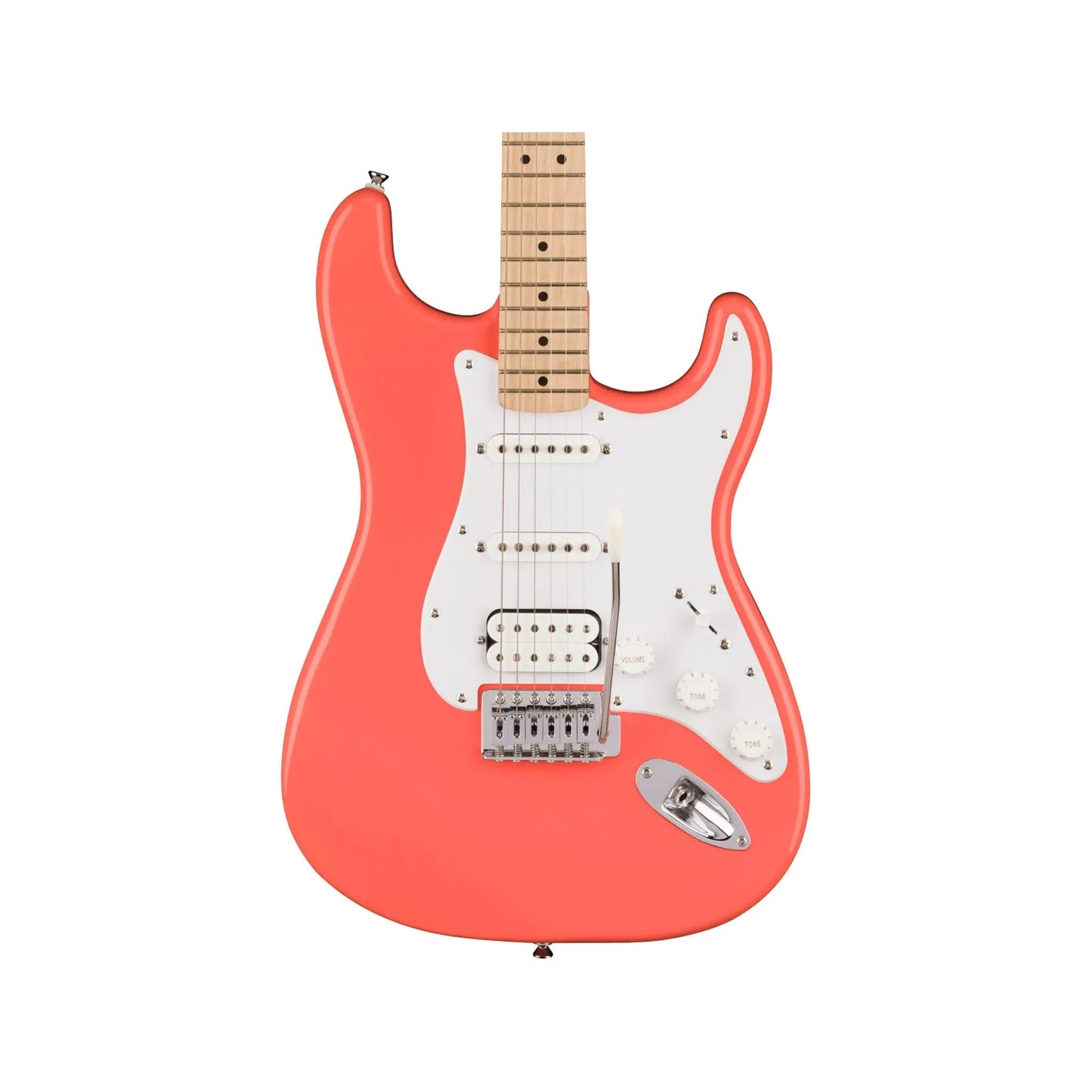 Squier Squier Sonic Stratocaster HSS Tahitian Coral Electric Guitars Squier Art of Guitar