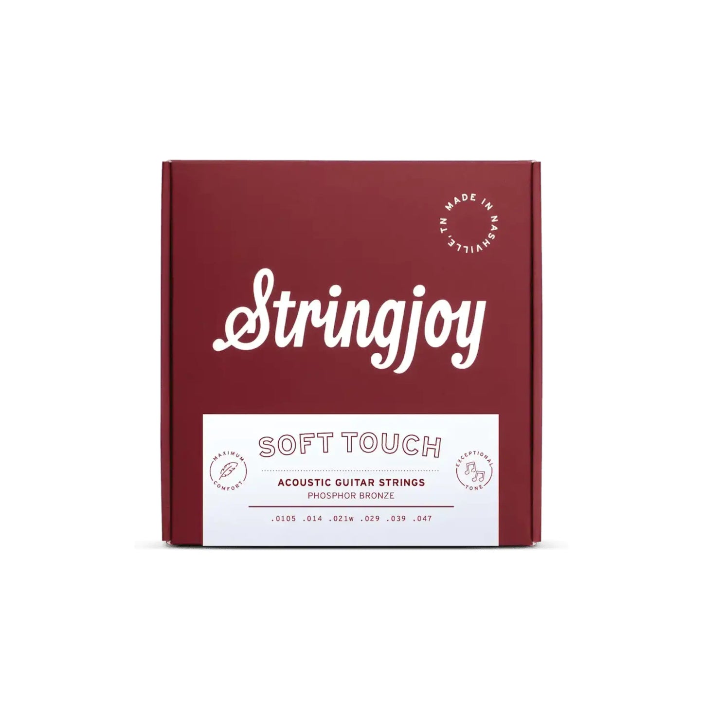 Stringjoy 10.5-47 Soft Touch Naturals - Phosphor Bronze Acoustic Guitar Strings Guitar Strings Stringjoy Art of Guitar