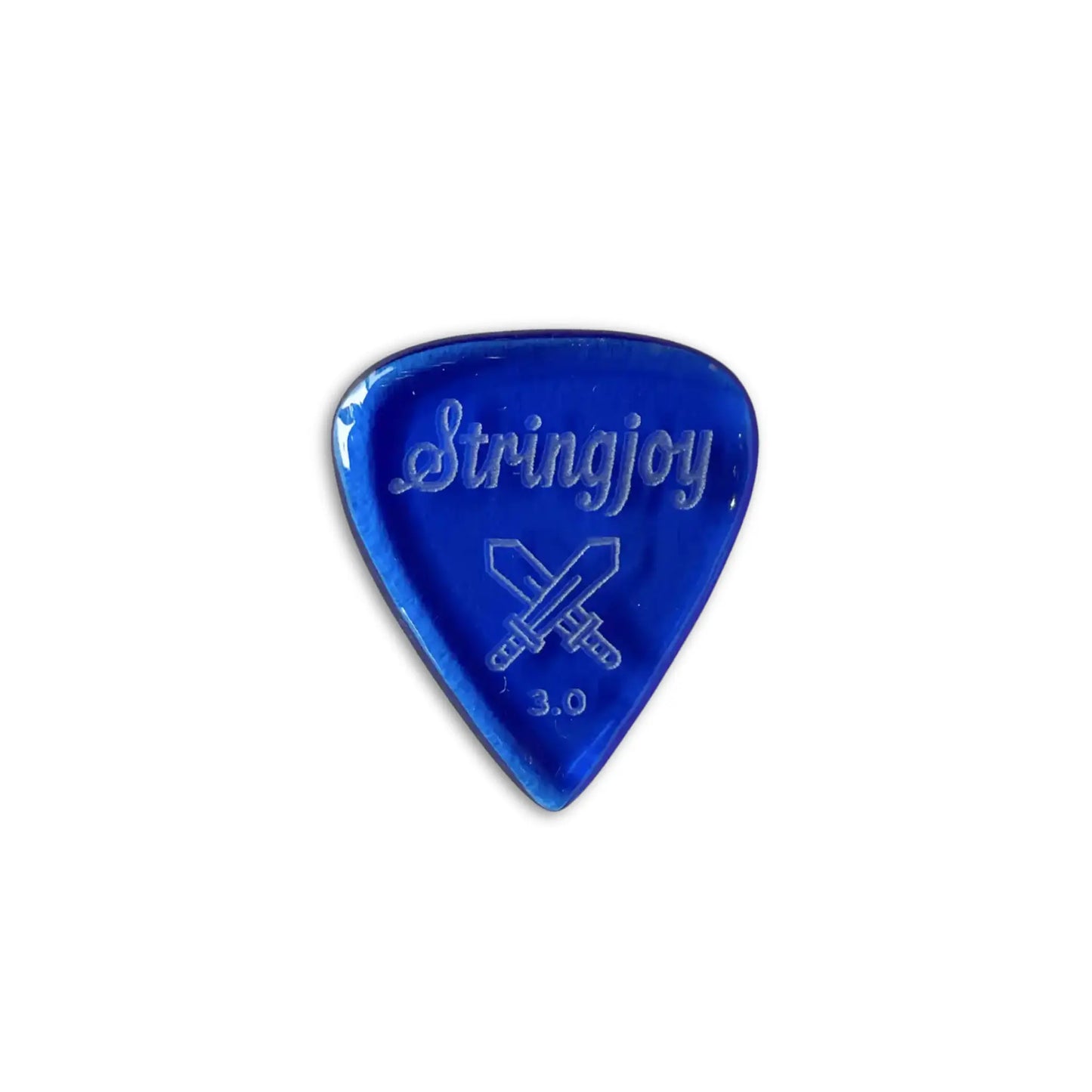 Stringjoy 3.0mm Longsword Acrylic Picks - 2 pack Guitar Picks Stringjoy Art of Guitar