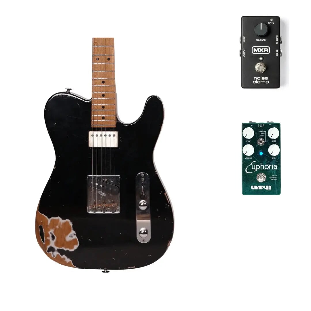 Suhr Custom Order Classic T Antique Extra Heavy Aging - Black (Bundle) Art of Guitar Art of Guitar