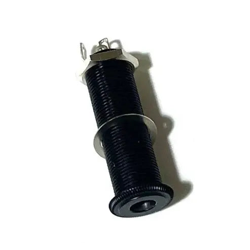 Switchcraft® Stereo Long Threaded Barrel Jack - Black / Single Item Accessories ALL PARTS Art of Guitar