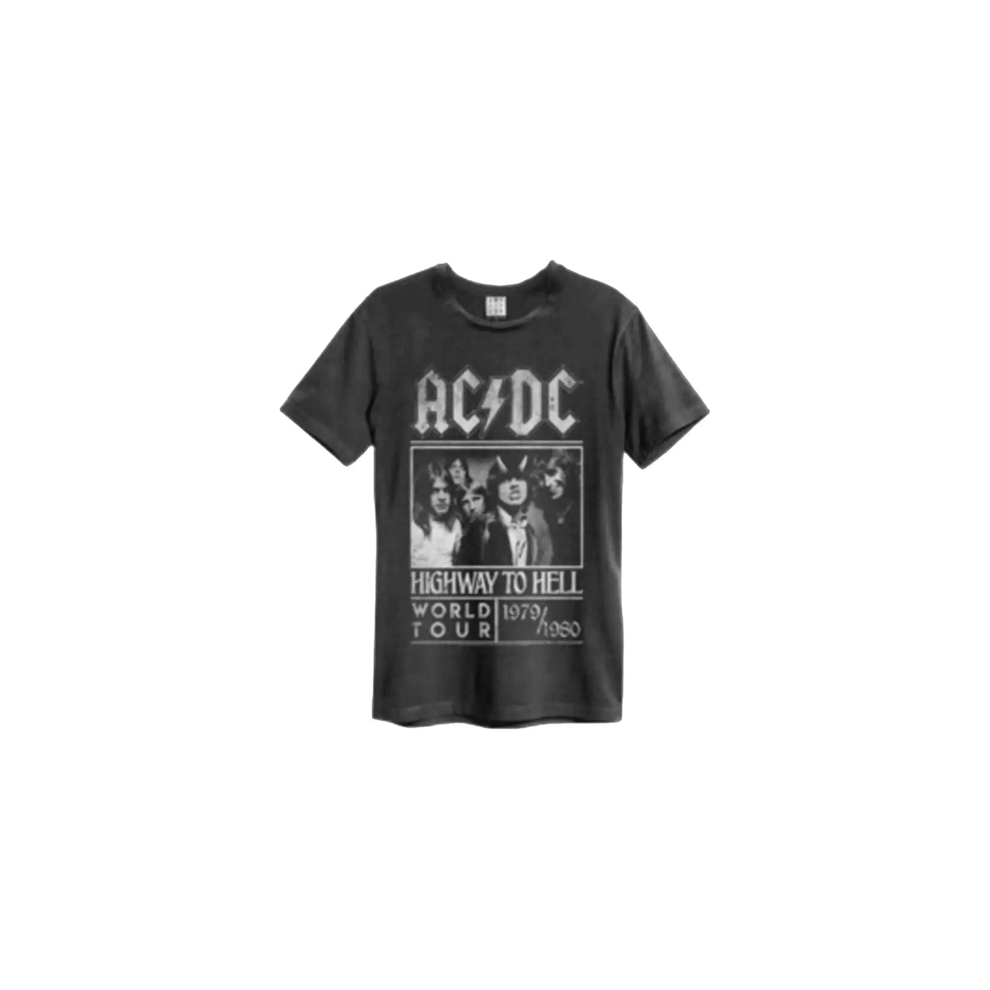 AC/DC Highway To Hell Poster Official T Shirt Vintage Charcoal XL CAVO