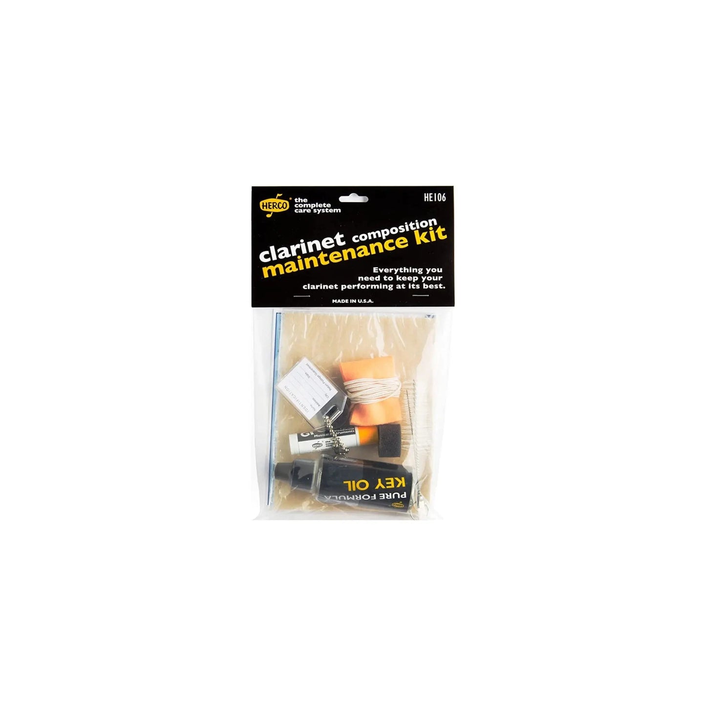 Dunlop Herco HE106 Clarinet Composition Maintenance Kit Dunlop