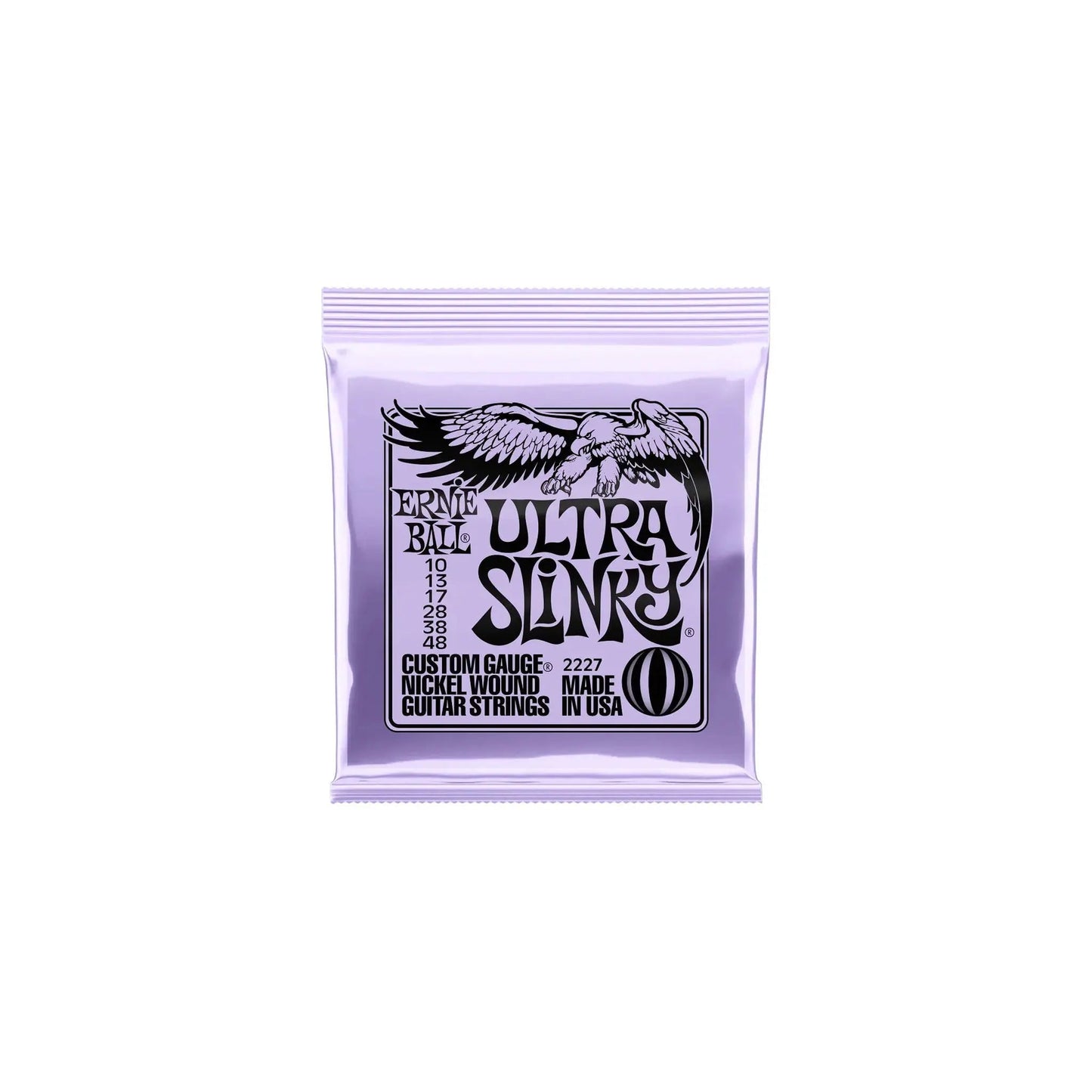 Ernie Ball Ultra Slinky Nickel Wound Electric Guitar Strings 10 - 48 ernie ball