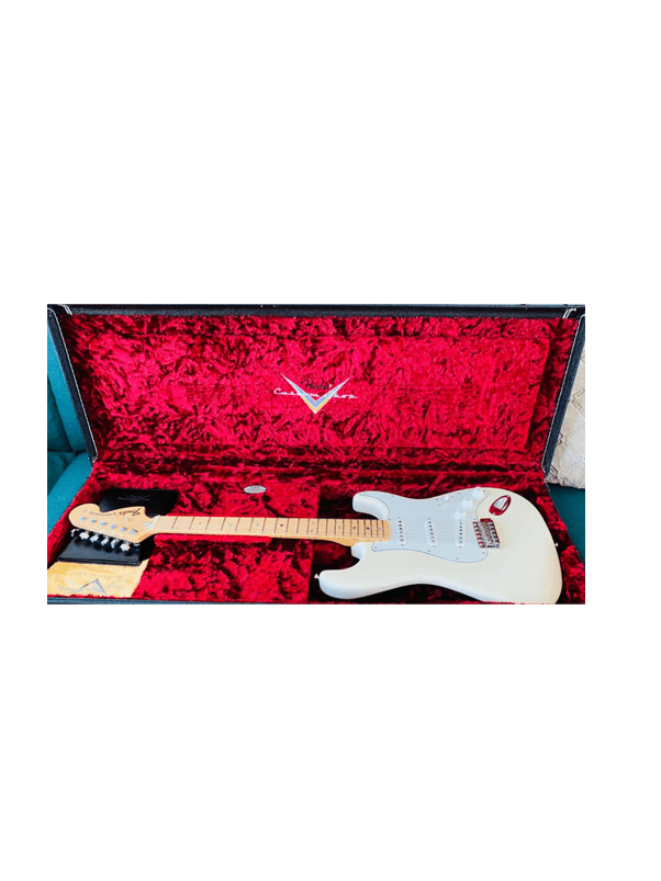 Fender - Custom Shop Masterbuilt (Todd Krause) Robin Trower Strat Olympic White Art of Guitar