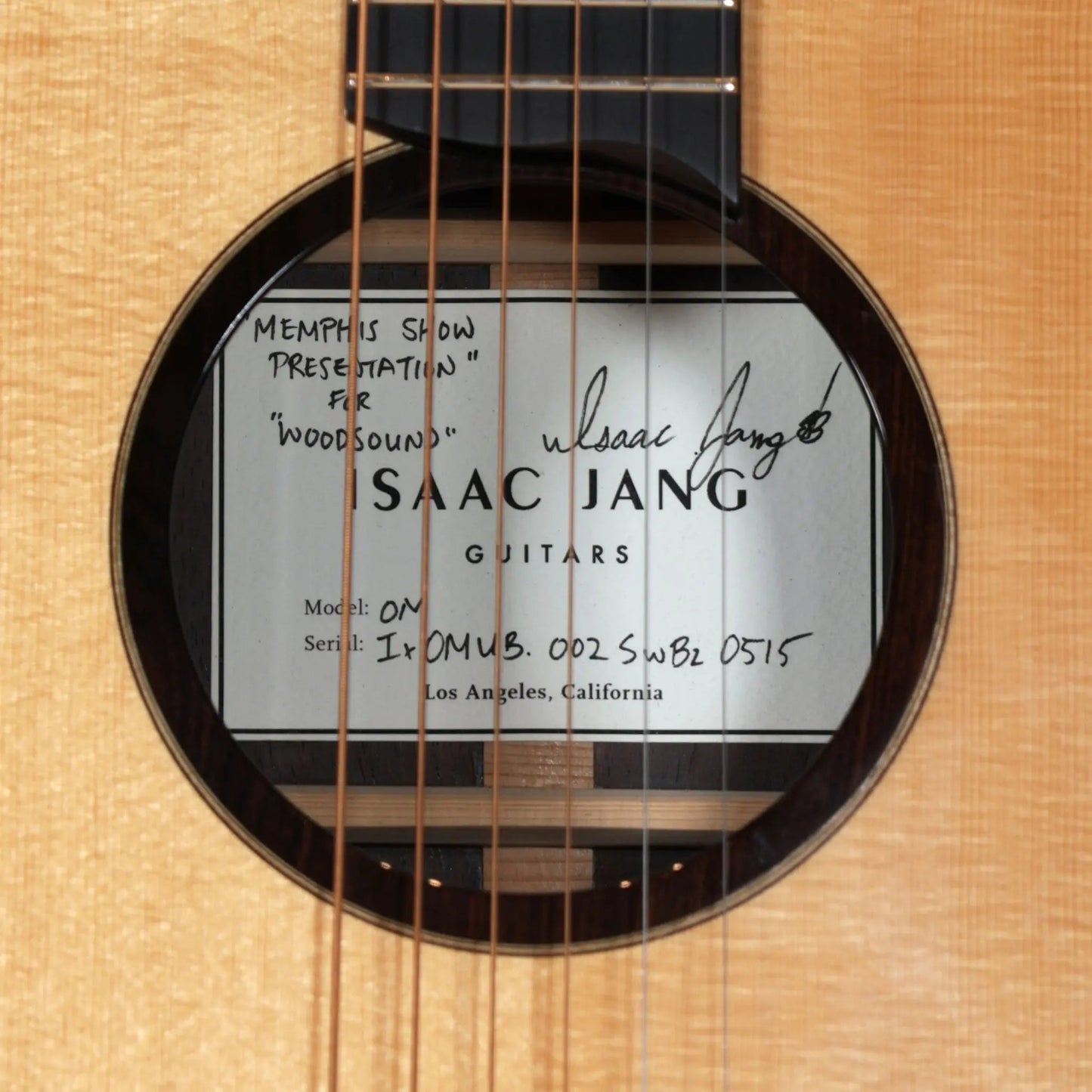 Isaac Jang OM Presentation Model Brazilian Rosewood Memphis Show Art of Guitar
