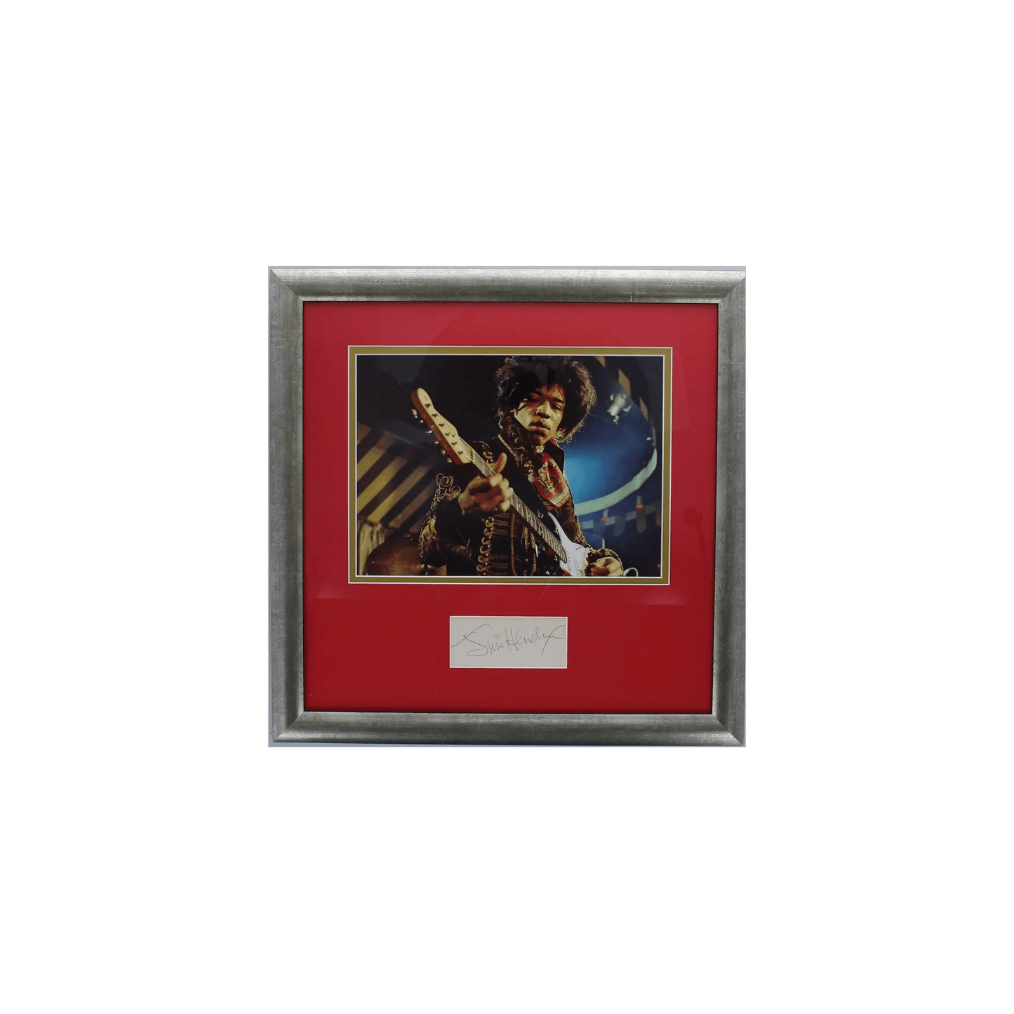 Jimi Hendrix - autographed page Art of Guitar