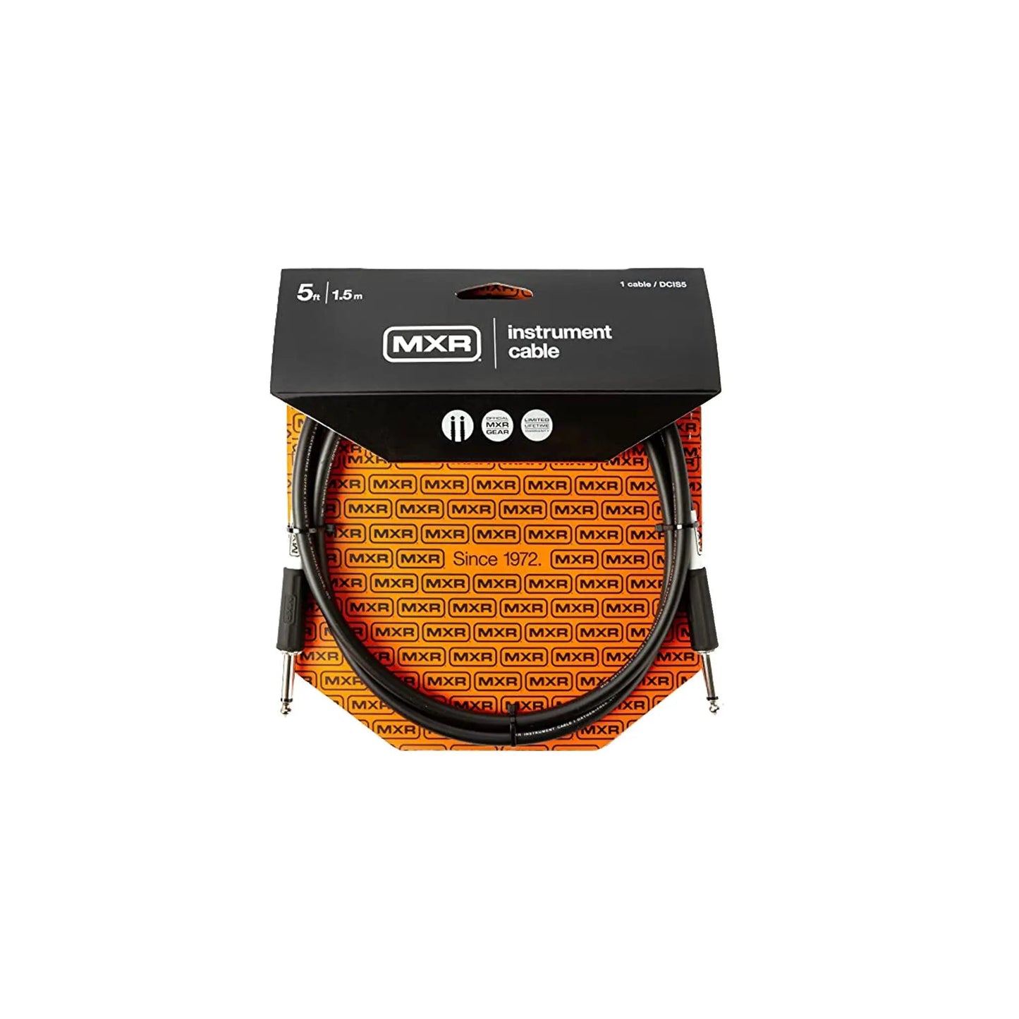 MXR Standard Instrument Cable 5 ft DCIS05 Dunlop