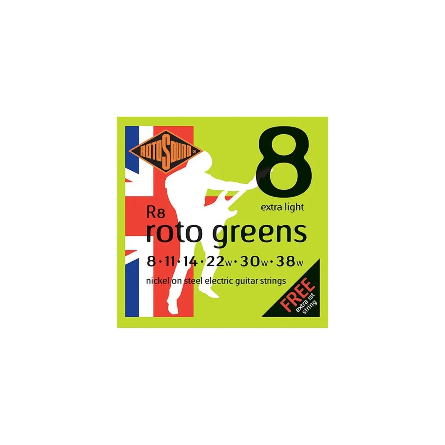 Rotosound Roto Greens 8-38 Rotosound