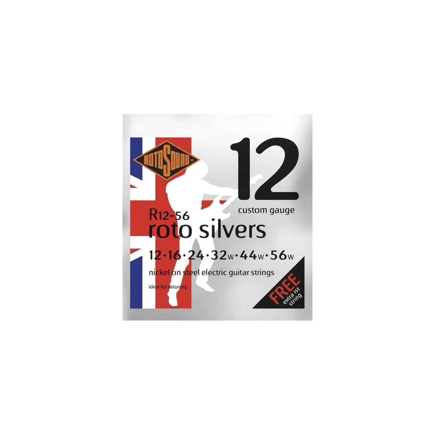 Rotosound Roto Silvers 12-56 Frederick Export