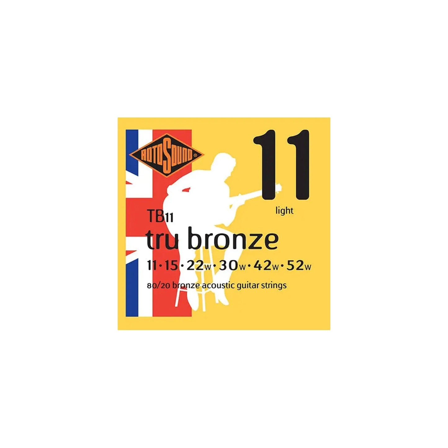 Rotosound Tru Bronze Acoustic Light 11-52 Frederick Export
