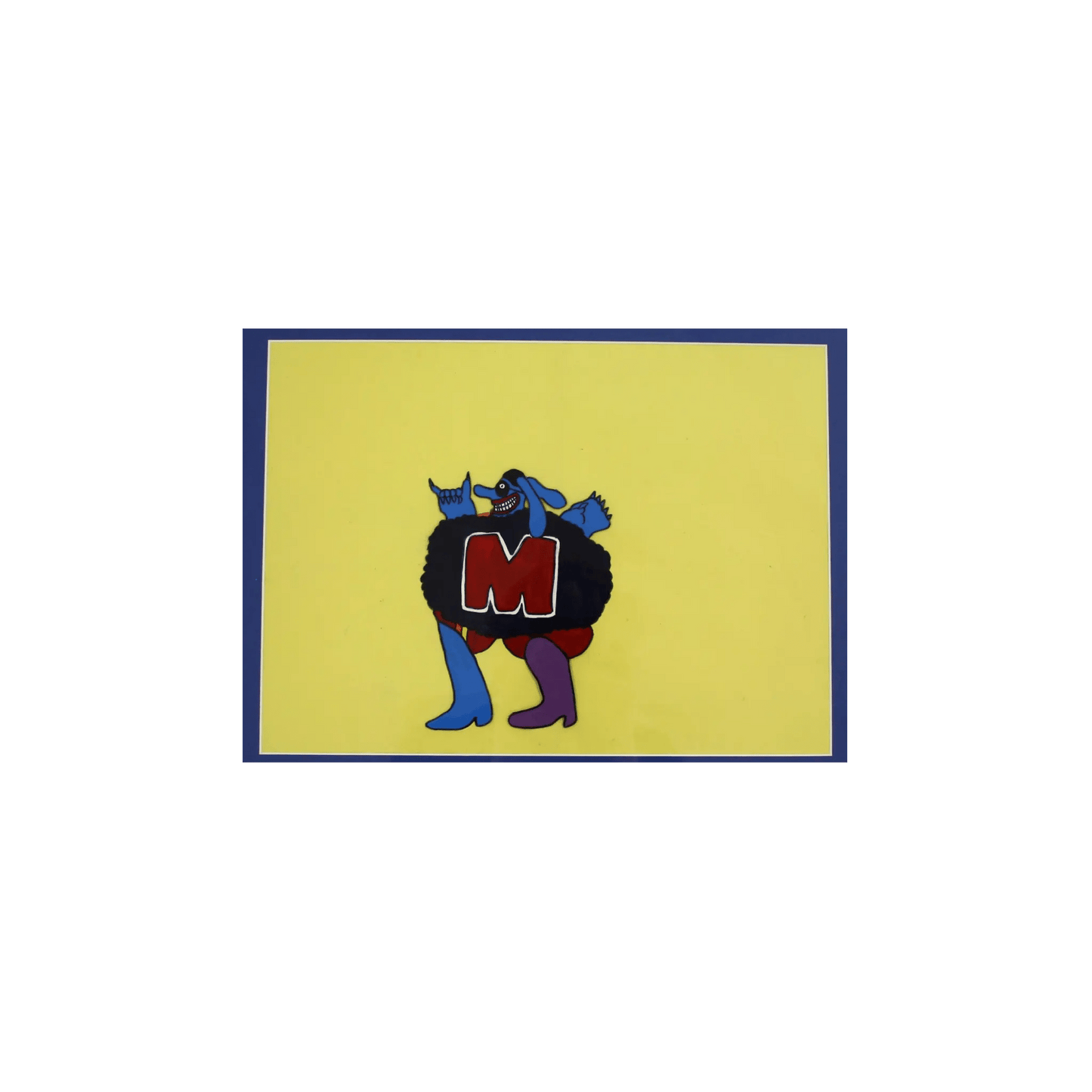 The Beatles Original Film Cell From The Yellow Submarine Film Art of Guitar