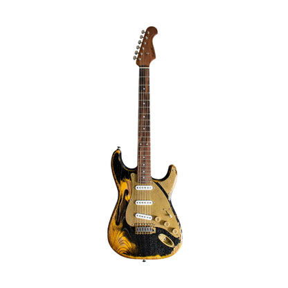 Alfa Lounge SSS - Butterscotch Black Electric Guitar Paoletti Guitars Art of Guitar