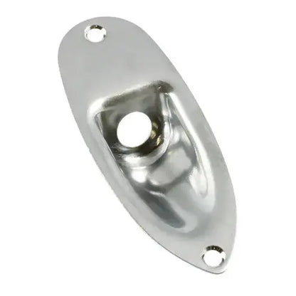 Allparts Jackplate for Stratocaster - Chrome Accessories ALL PARTS Art of Guitar