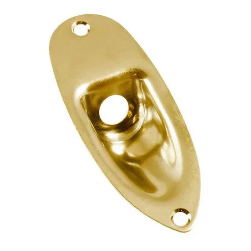 Allparts Jackplate for Stratocaster - Gold Accessories ALL PARTS Art of Guitar