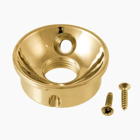 Allparts Retrofit Jackplate for Telecaster - Gold-plated brass / Single Item Accessories ALL PARTS Art of Guitar