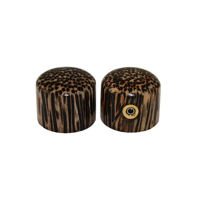 Allparts Tigerwood Knobs (2 pcs) Accessories ALL PARTS Art of Guitar