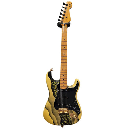 Custom Made Caligraphy Strat-Style Electric Guitars J.Riachi Art of Guitar