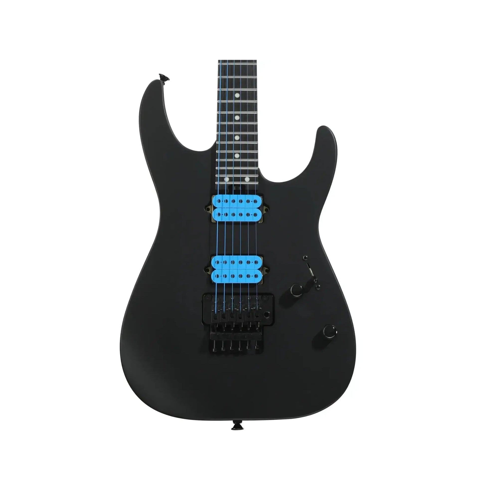 Charvel Custom Shop Handbuilt USA Special Edition DK24 Electric Guitar - Blue on Black Electric Guitars Charvel Art of Guitar