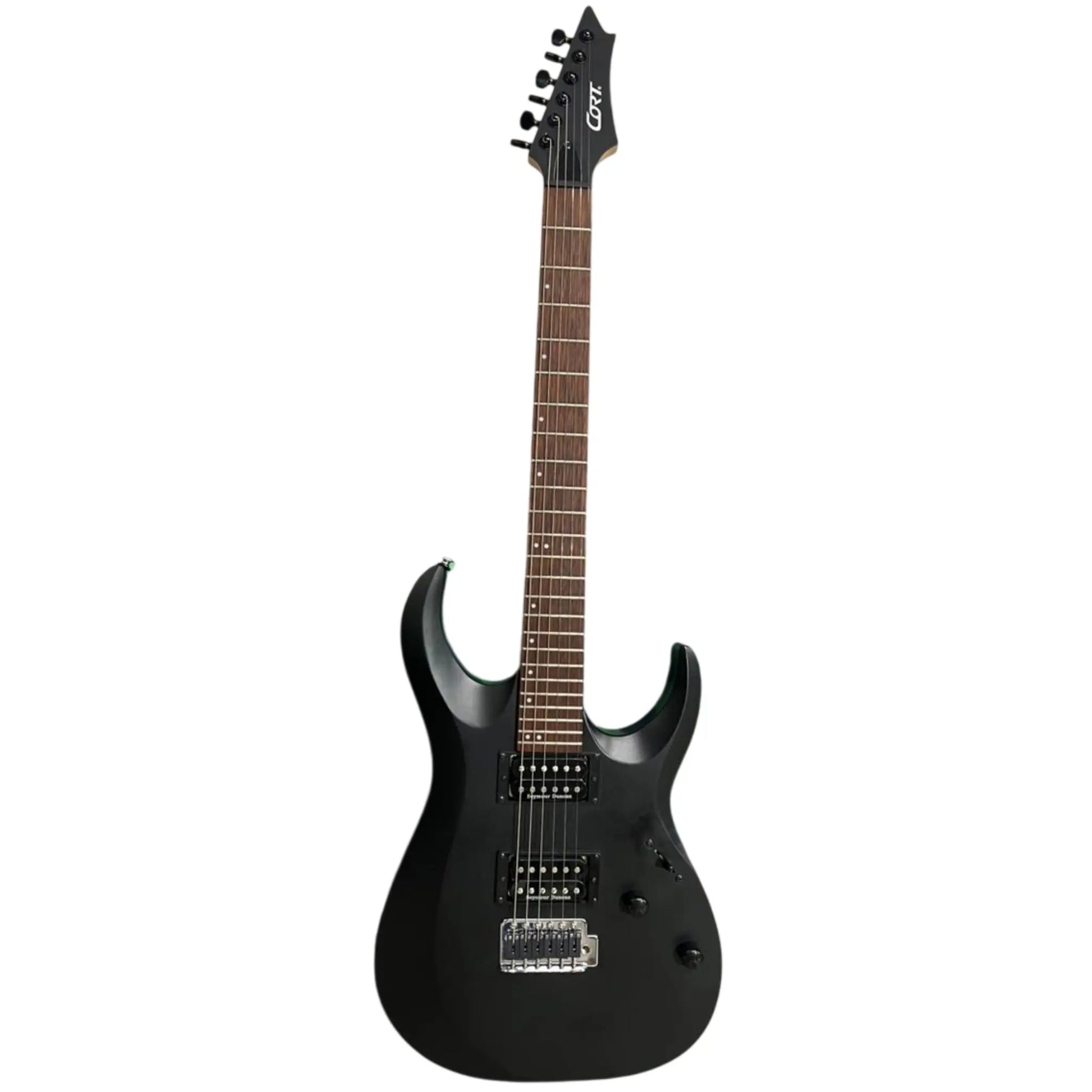 Cort X100 Electric Guitar – Black – Upgraded w/ Seymour Duncan Humbuckers & Gotoh Tuners Electric Guitars CORT Art of Guitar