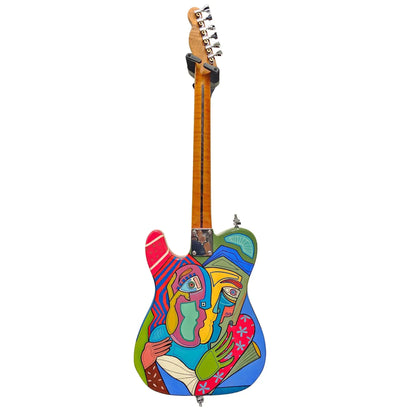 Custom Hand-Painted Telecaster Style – One of a Kind Electric Guitars Consignment Art of Guitar