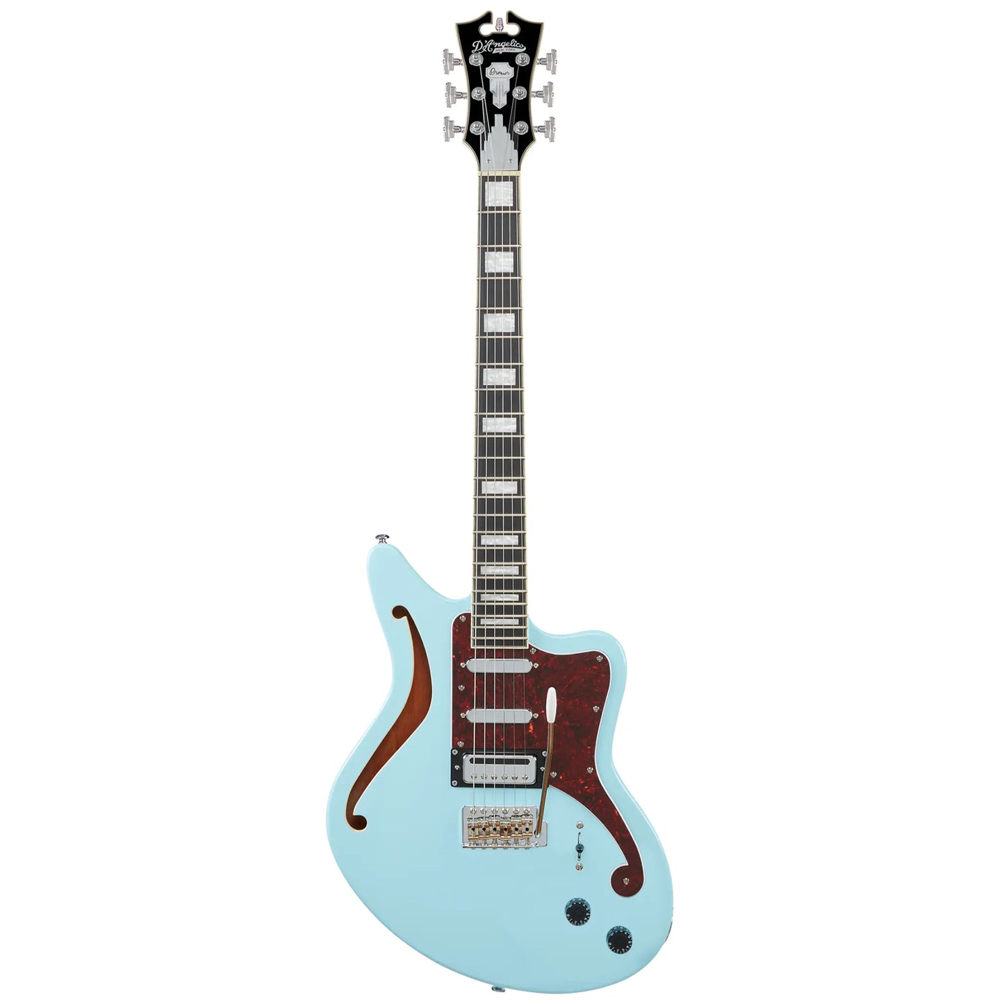 D'Angelico Premier Bedford SH Sky Blue (Re-loved) Electric Guitars D'Angelico Premier Art of Guitar