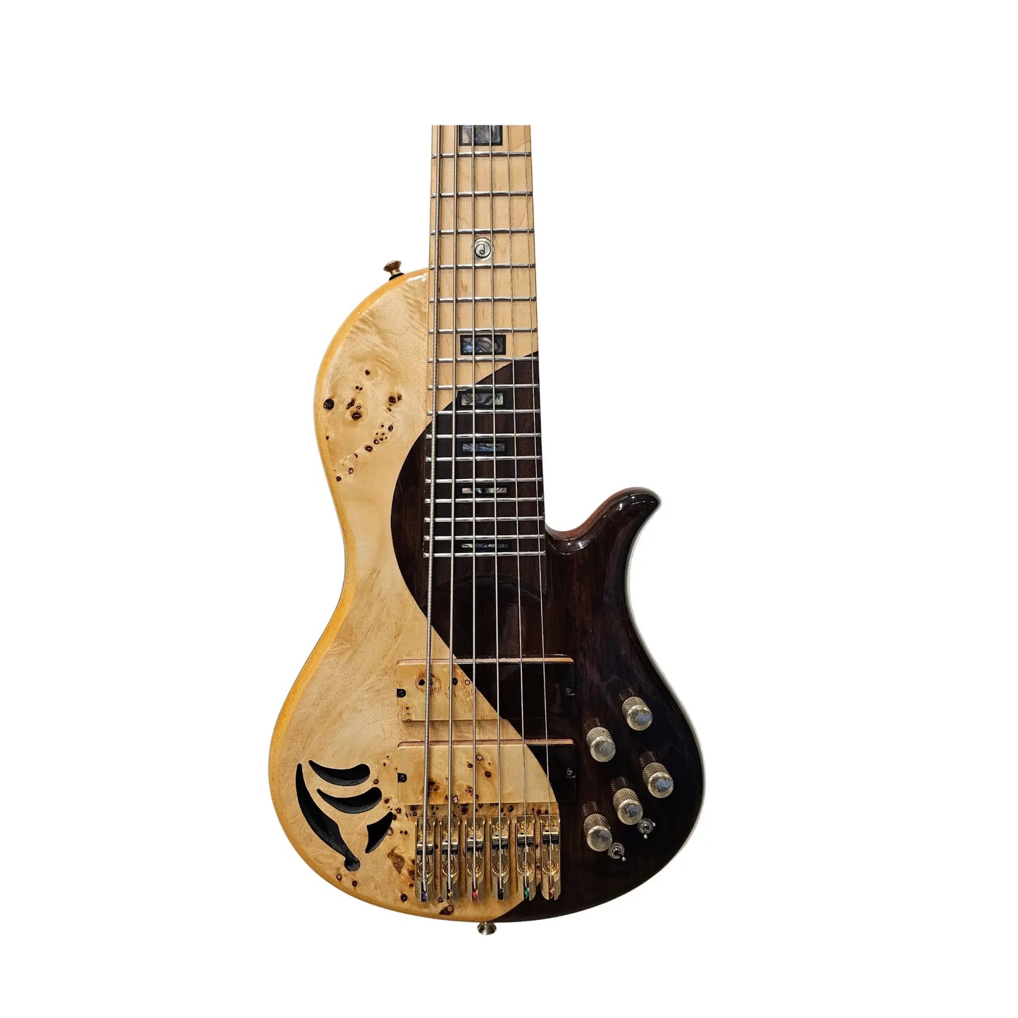 De Oliveira Custom Mirage SG Yang 6C bass Guitar Bass Guitars De Oliveira Art of Guitar