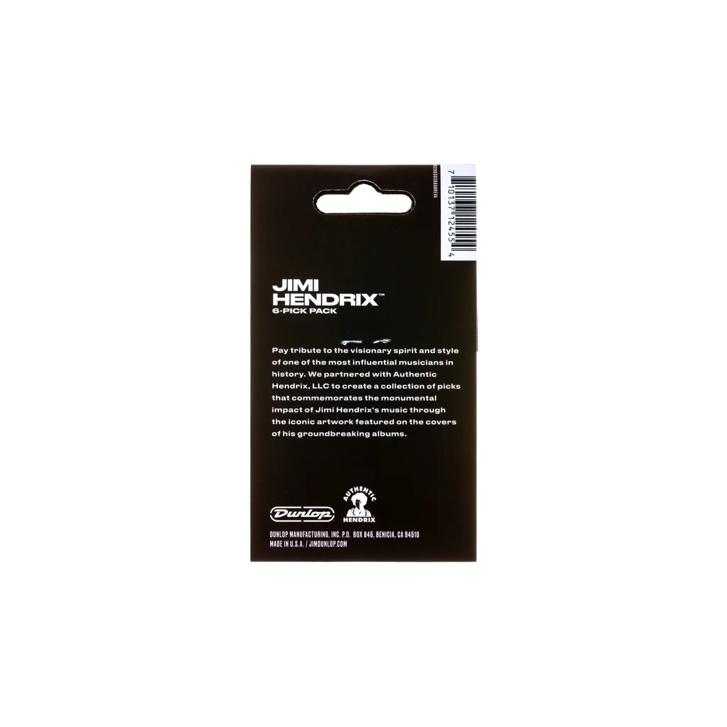 Dunlop HENDRIX ELECTRIC LADYLAND-6/PLYPK H Guitar Picks Dunlop Art of Guitar