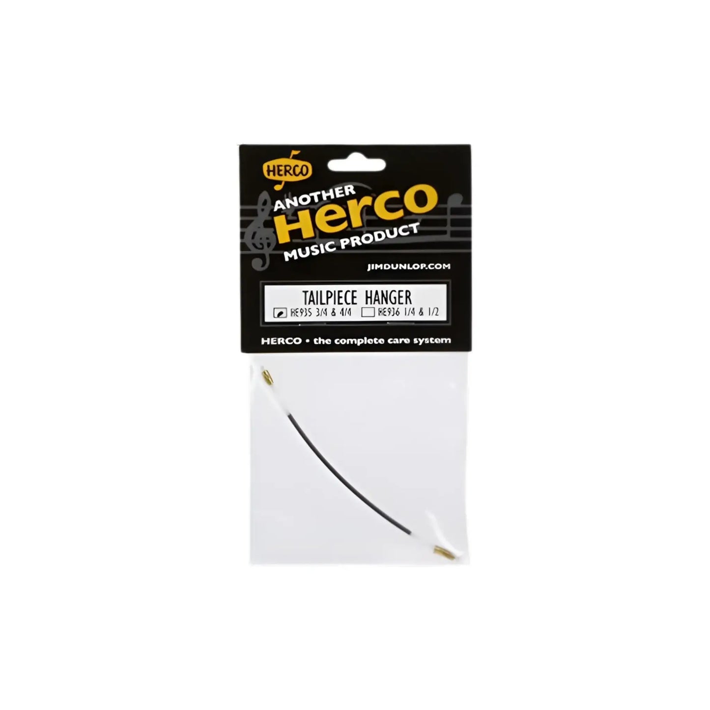 Dunlop Herco HE935 3/4 & 4/4 Tailpiece Hanger Misc Accessories Dunlop Art of Guitar