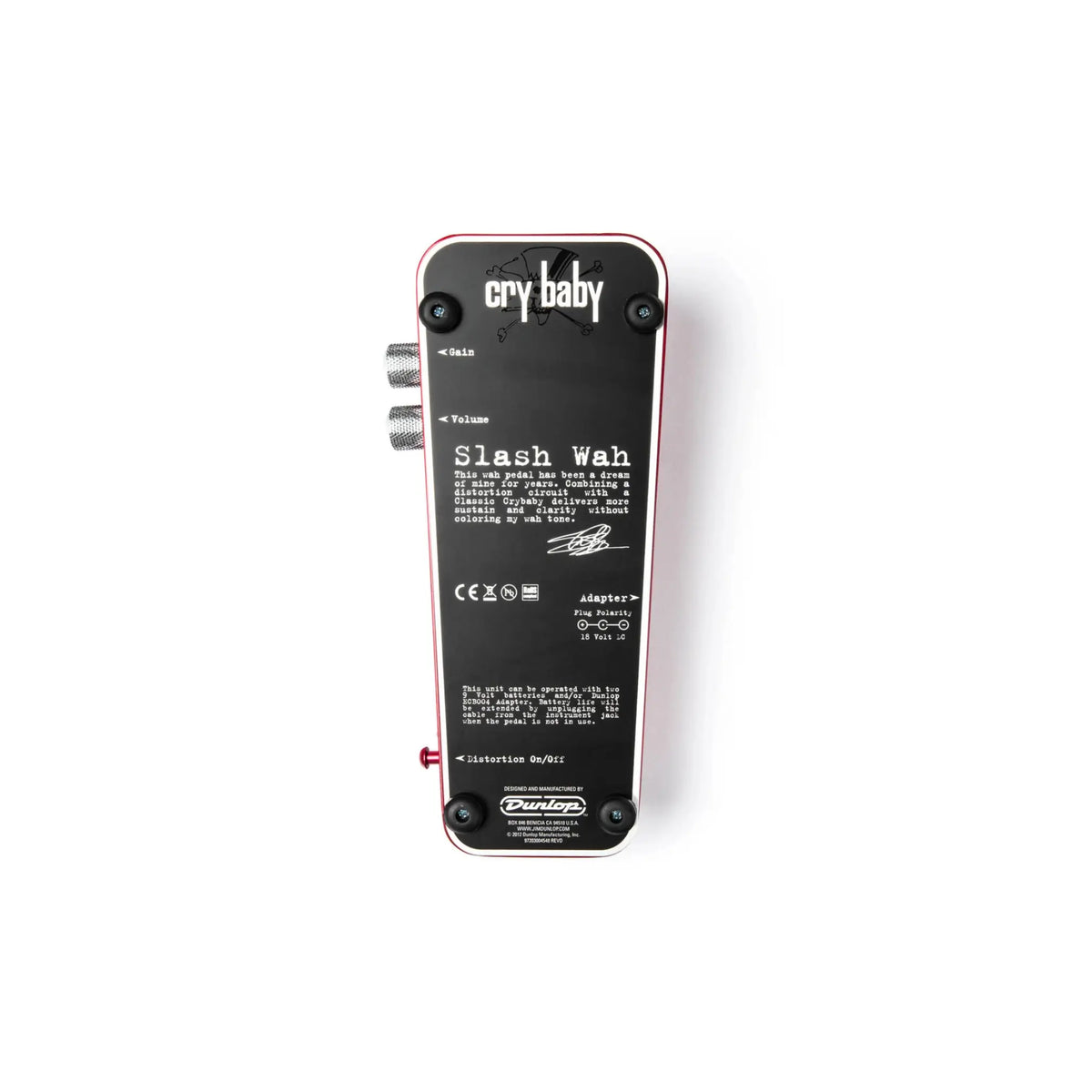 Dunlop Slash Cry Baby Wah SW95 - (Re-Loved) Pedals Dunlop Art of Guitar